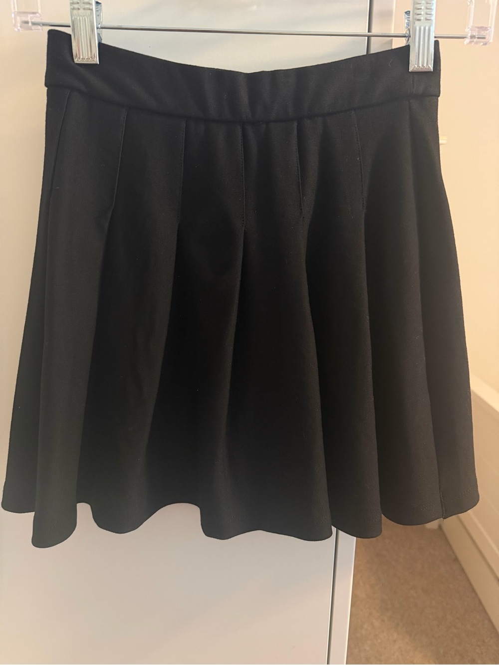 Zara Black Pleaded Skirt. Size 10 (Kids)